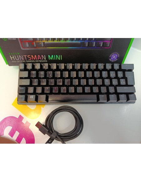 9-9-79704-3-Teclado Alfanumérico Gaming Razer Huntsman Mini (60) RZ03-0339