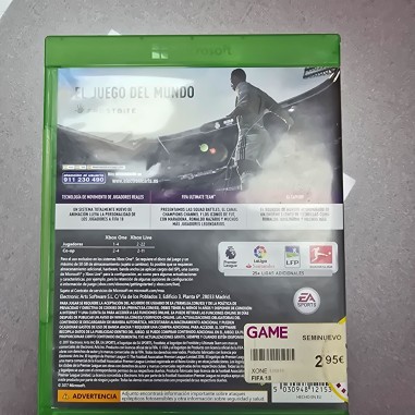 7-7-90460-3-Videojuego Xbox One fifa 18