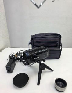 1-1-277979-1-Videocámara Digital Canon Legria Hf R68 Negra Objetivo Hama  2