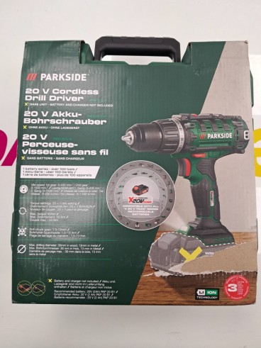 6-6-171691-2-Taladro A Bateria Taladro Parkside 20V Sin Uso