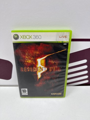 8-8-80707-1-Videojuego Xbox 360 Resident Evil 5