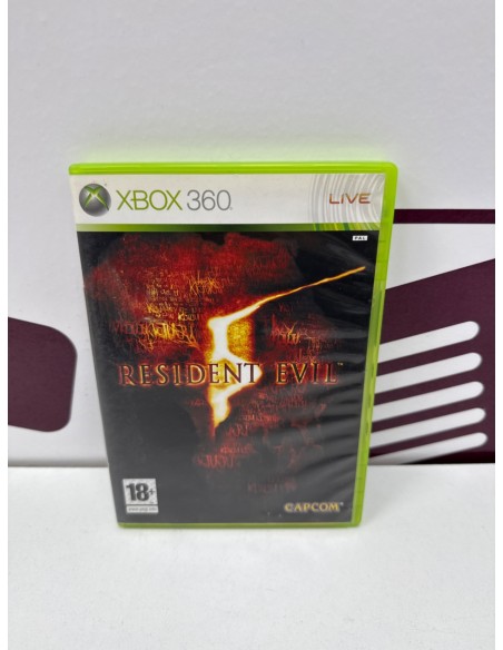 8-8-80707-1-Videojuego Xbox 360 Resident Evil 5