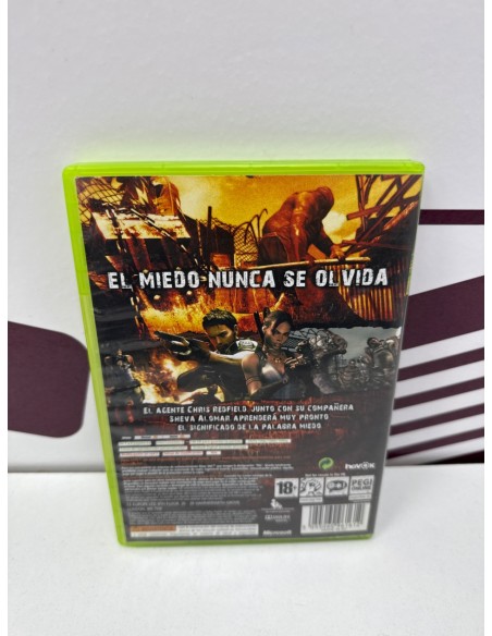 8-8-80707-2-Videojuego Xbox 360 Resident Evil 5