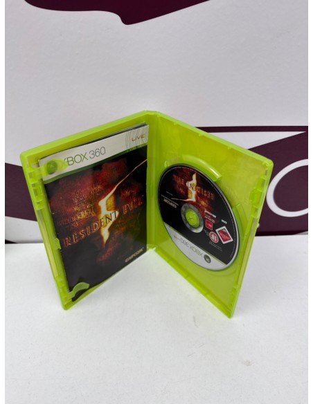 8-8-80707-3-Videojuego Xbox 360 Resident Evil 5