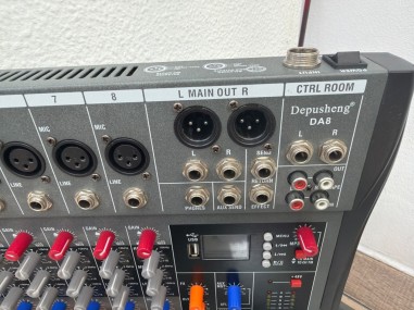 1-1-278210-2-Controlador Depusheng DA8 Mezclador De Audio Profesional Consola De Placa De Sonido Bluetooth 