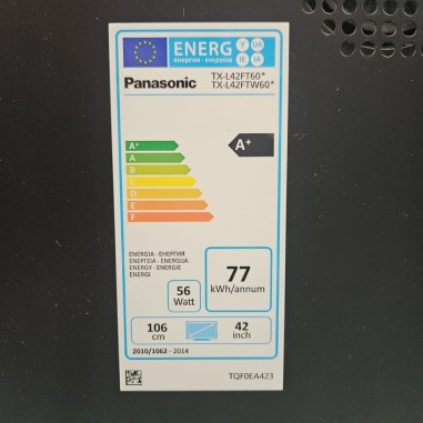 8-8-80767-8-Televisor LED Panasonic TX-L42FT60E 