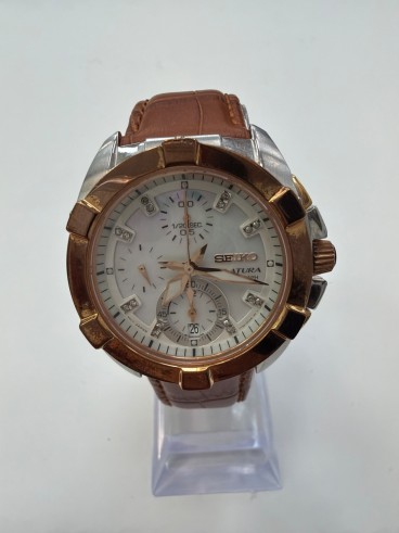 1-1-276542-1-Reloj alta gama señora Seiko Velatura Chronograph Diamantes