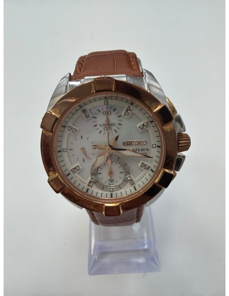 1-1-276542-1-Reloj alta gama señora Seiko Velatura Chronograph Diamantes