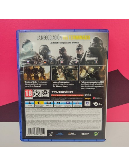 8-8-80988-2-Videojuego PS4 Tom Clancys Rainbow Six Siege
