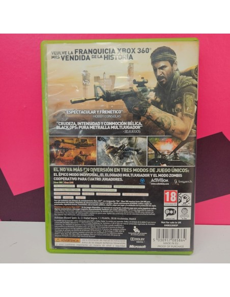 8-8-81033-2-Videojuego Xbox 360 Call of duty Black Ops