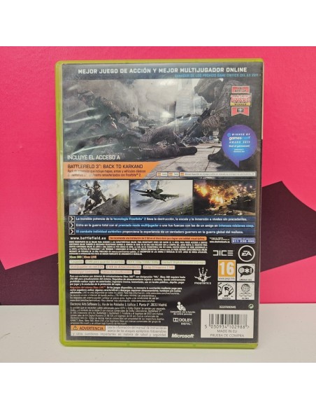 8-8-81034-2-Videojuego Xbox 360 Battlefield 3 Limited Edition
