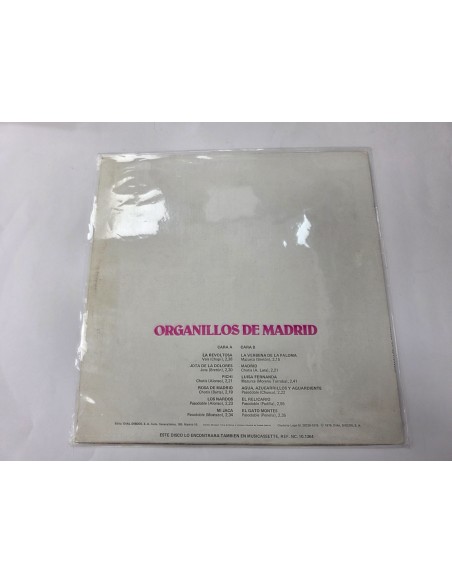1-1-278543-2-Vinilo organillos de madrid