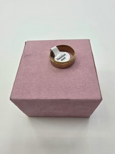 1-1-278664-2-Anillo Acero dorado Raices T20