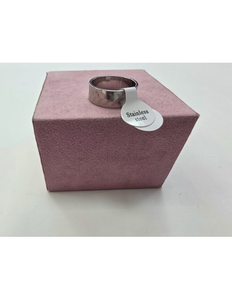 1-1-278661-2-Anillo Acero plateado lines oblicuas T19