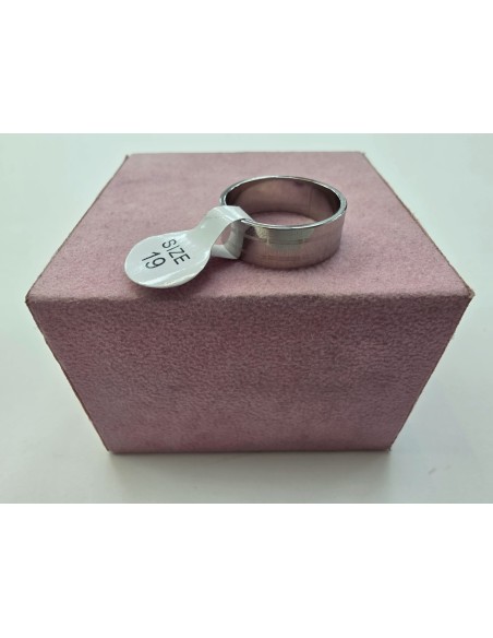 1-1-278660-1-Anillo Acero plateado lineas paralelas T19