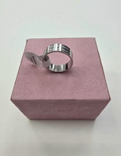 1-1-278660-1-Anillo Acero plateado lineas paralelas T19 2