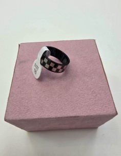 1-1-278656-1-Anillo Acero cuadrados gris negro T18