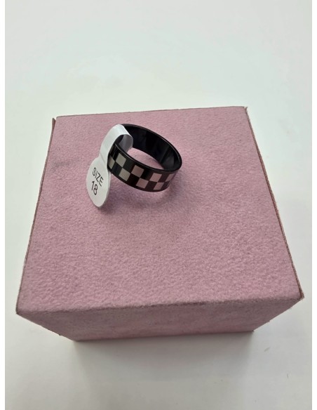 1-1-278656-1-Anillo Acero cuadrados gris negro T18