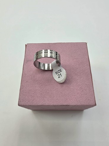 1-1-278654-1-Anillo Acero plateado rombos T21