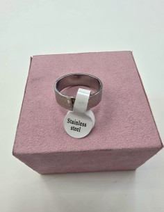 1-1-278654-1-Anillo Acero plateado rombos T21 2
