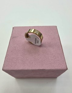 1-1-278652-1-Anillo Acero dorado simbolo del dollar T18