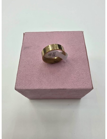 1-1-278652-2-Anillo Acero dorado simbolo del dollar T18