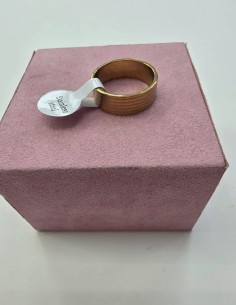 1-1-278648-1-Anillo Acero dorado con rallas talla19 2