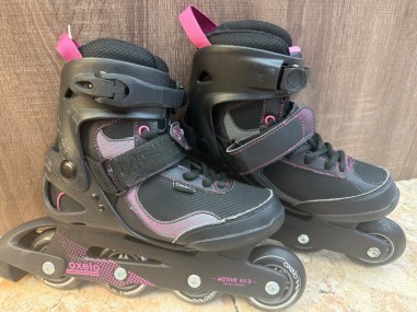 1-1-278693-1-Patines Oxelo Talla 37 Negro Rosa