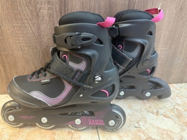 1-1-278693-2-Patines Oxelo Talla 37 Negro Rosa