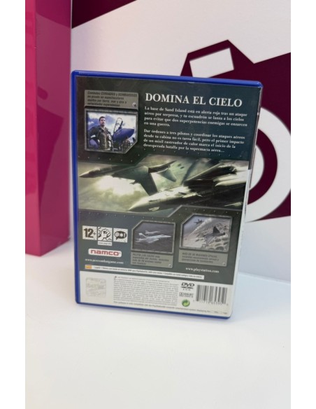 9-9-80060-2-Videojuego PS2 ace combat jefe de escuadron 