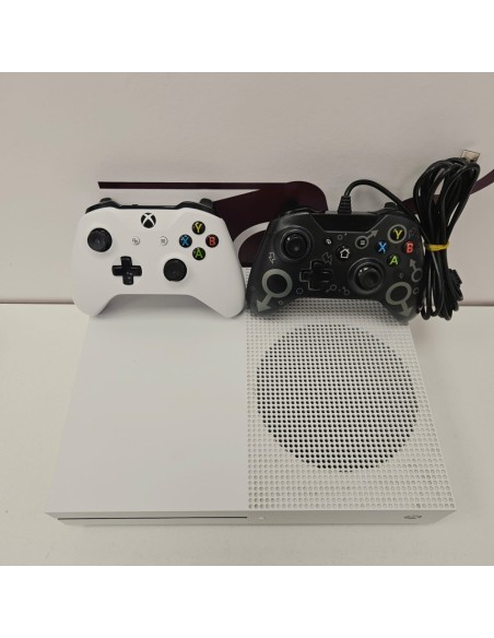 8-8-79779-2-Consola Xbox One S 1TB 2 mandos (uno inlámbrico y otro con cable)