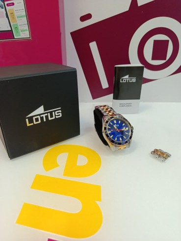 9-9-77725-2-Reloj Pulsera Caballero Lotus Bicolor 18767 