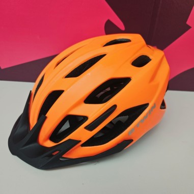 8-8-81301-1-Casco ciclismo Btwin naranaja 3D Adjust system 53-59cm