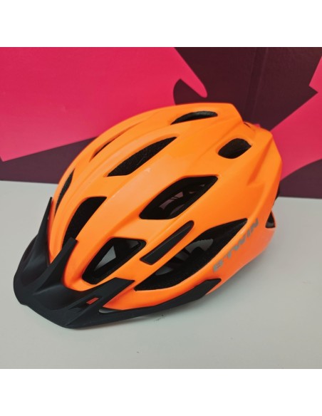8-8-81301-1-Casco ciclismo Btwin naranaja 3D Adjust system 53-59cm