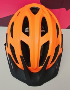 8-8-81301-1-Casco ciclismo Btwin naranaja 3D Adjust system 53-59cm 2