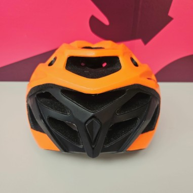 8-8-81301-4-Casco ciclismo Btwin naranaja 3D Adjust system 53-59cm
