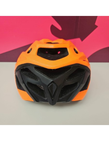 8-8-81301-4-Casco ciclismo Btwin naranaja 3D Adjust system 53-59cm