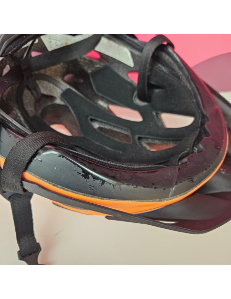8-8-81301-6-Casco ciclismo Btwin naranaja 3D Adjust system 53-59cm