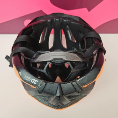 8-8-81301-7-Casco ciclismo Btwin naranaja 3D Adjust system 53-59cm