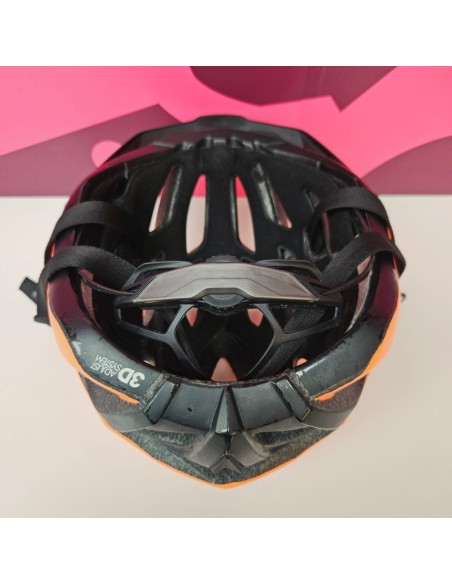 8-8-81301-7-Casco ciclismo Btwin naranaja 3D Adjust system 53-59cm