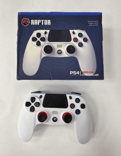 1-1-279222-1-Mando Ps4 Compatible Raptor INDEP007W Blanco