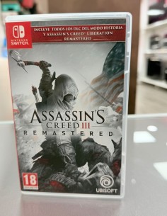 7-7-91022-1-Videojuego Nintendo Switch Assassins Creed III Remastered