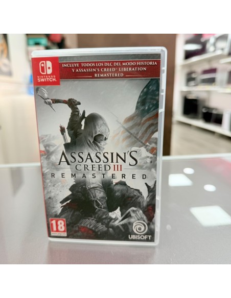 7-7-91022-1-Videojuego Nintendo Switch Assassins Creed III Remastered