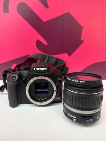 8-8-81110-1-Cámara Digital Réflex CANON EOS 1000D Objetivo Accesorios
