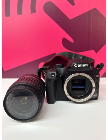 8-8-81110-2-Cámara Digital Réflex CANON EOS 1000D Objetivo Accesorios
