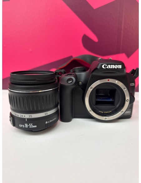 8-8-81110-3-Cámara Digital Réflex CANON EOS 1000D Objetivo Accesorios