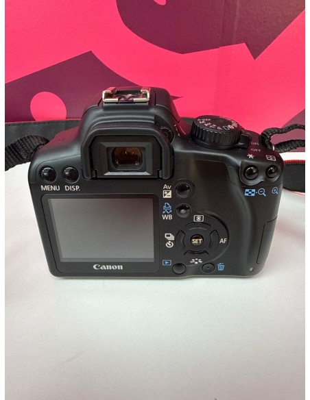8-8-81110-5-Cámara Digital Réflex CANON EOS 1000D Objetivo Accesorios