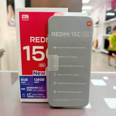 7-7-87390-1-Smartphone Xiaomi Redmi 15C 128 GB (Sin Uso)