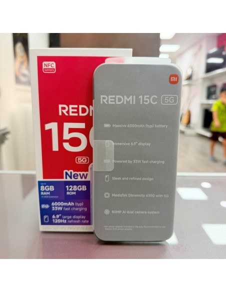 7-7-87390-1-Smartphone Xiaomi Redmi 15C 128 GB (Sin Uso)