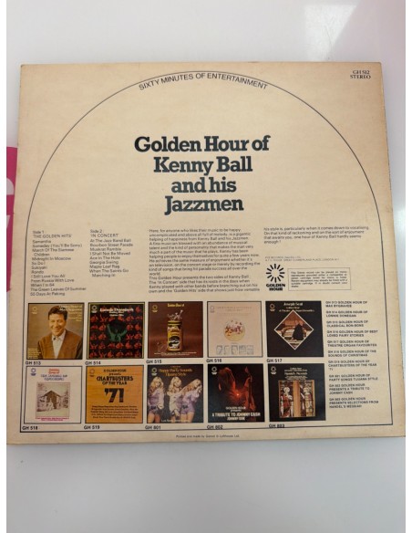 1-1-279479-2-Vinilo Golden Hour of Kenny Ball And His Jazzmen 